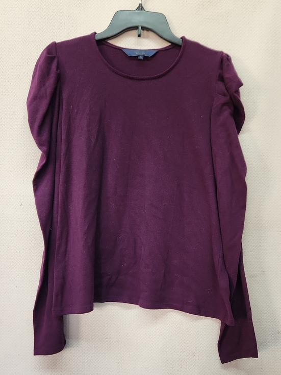 RACHEL Rachel Roy Tops - RACHEL Rachel Roy Eggplant Long-Sleeve Puff Shoulder Top
